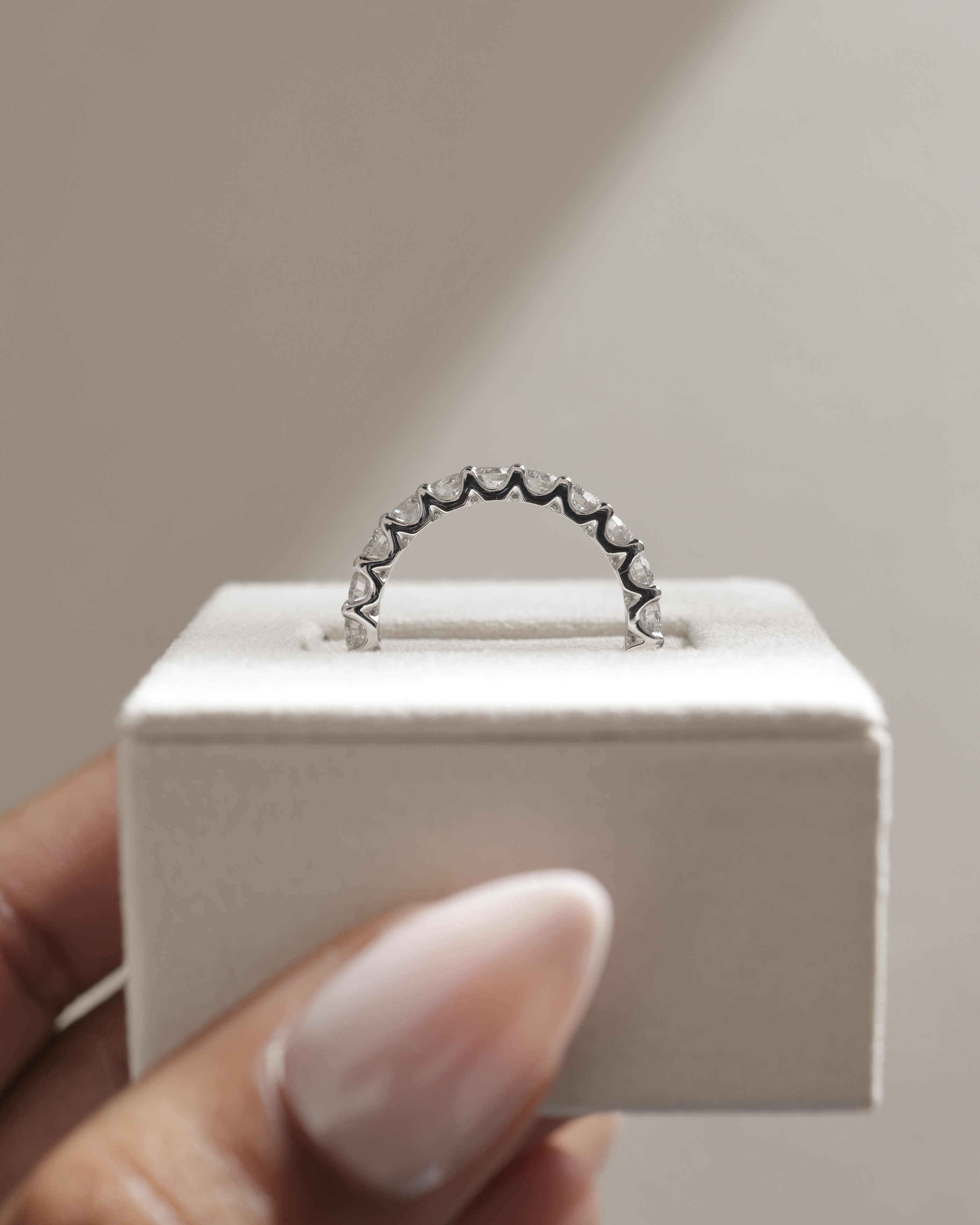 Elizabeth  Full Eternity Ring Lifestyle Image