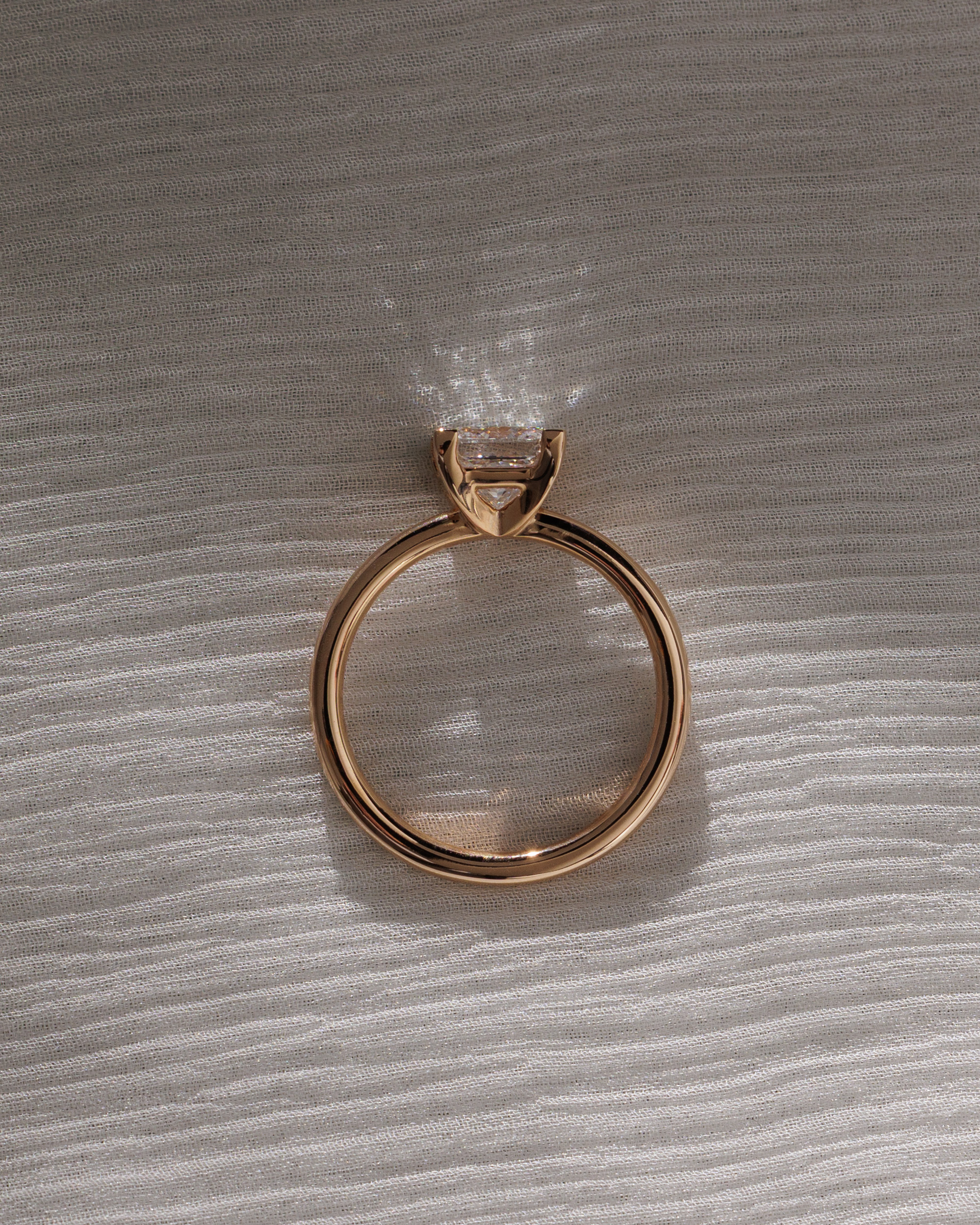 Glinda - 4 Claw Princess Solitaire Lifestyle Image