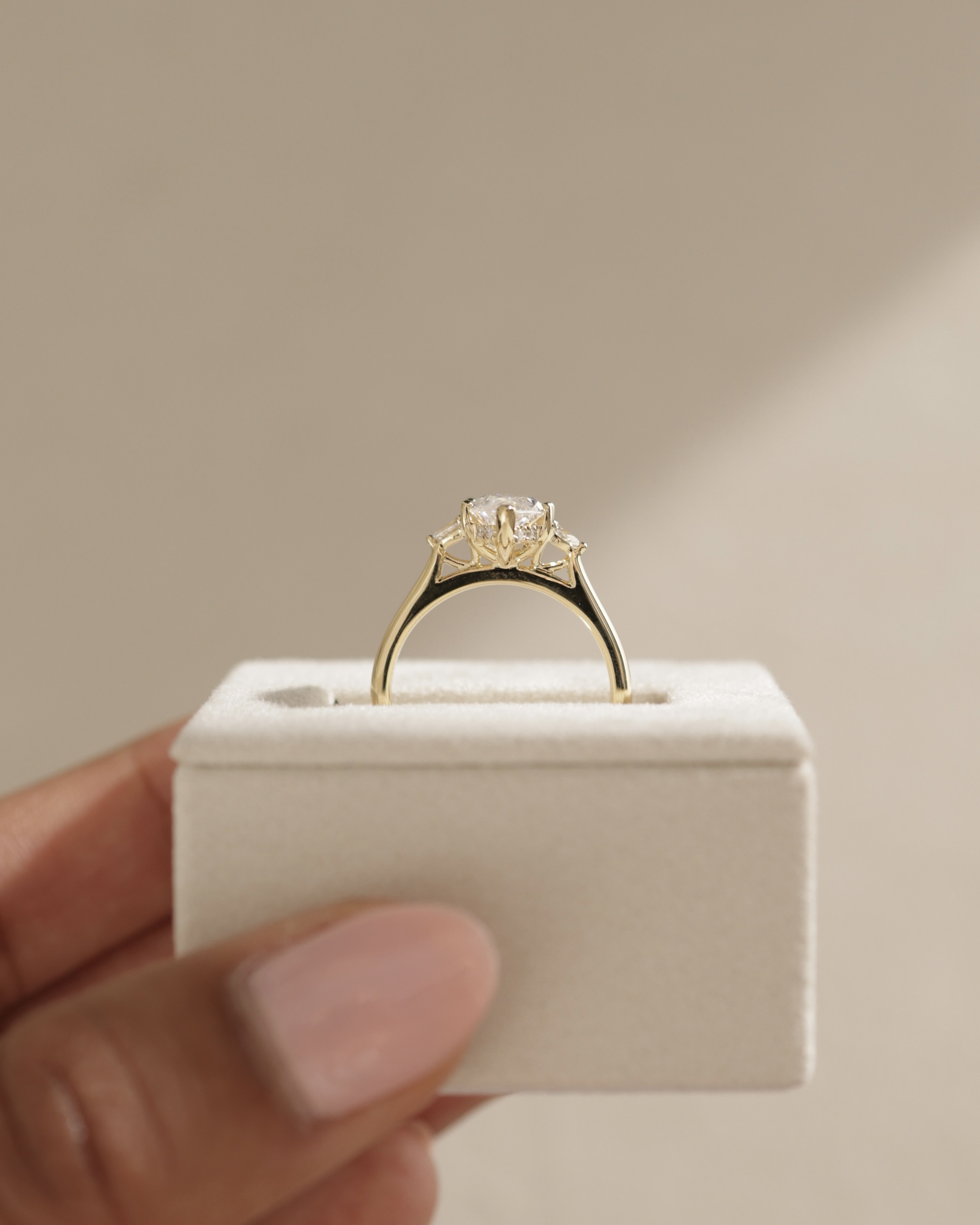 Hannah  Marquise Trilogy with Hidden Halo Lifestyle Image