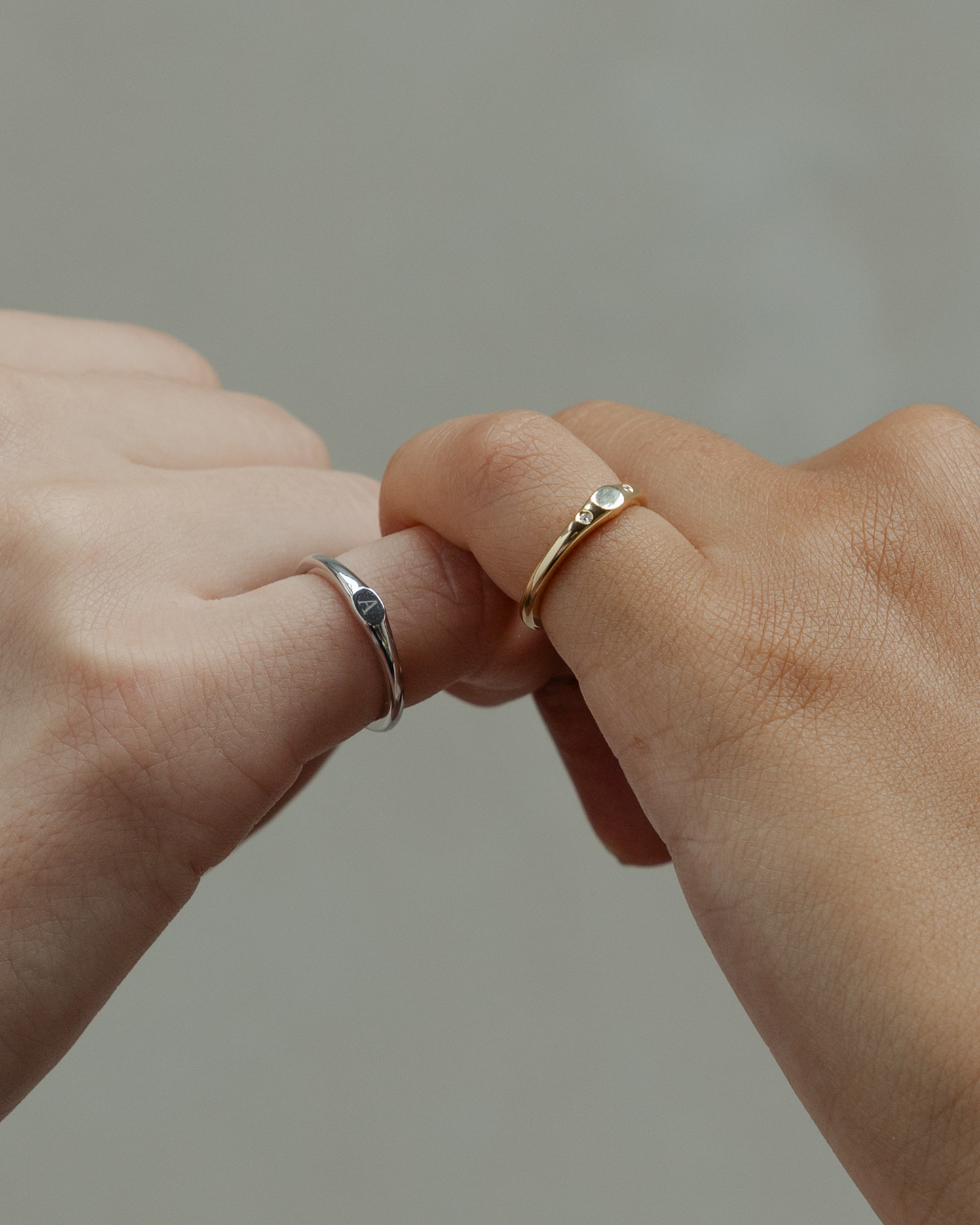 Initial Signet Ring Lifestyle Image