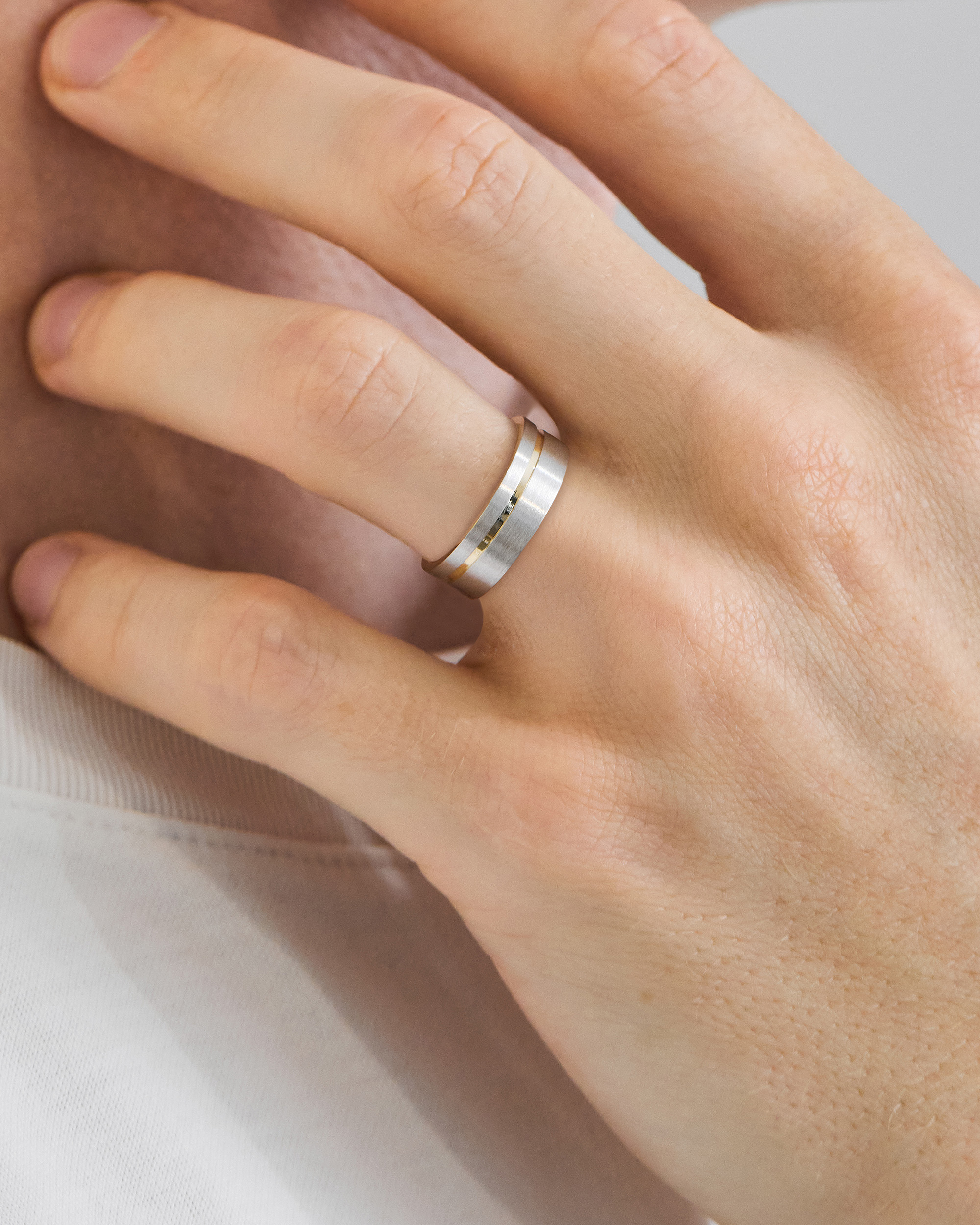 Jack Mens Wedding Ring Lifestyle Image