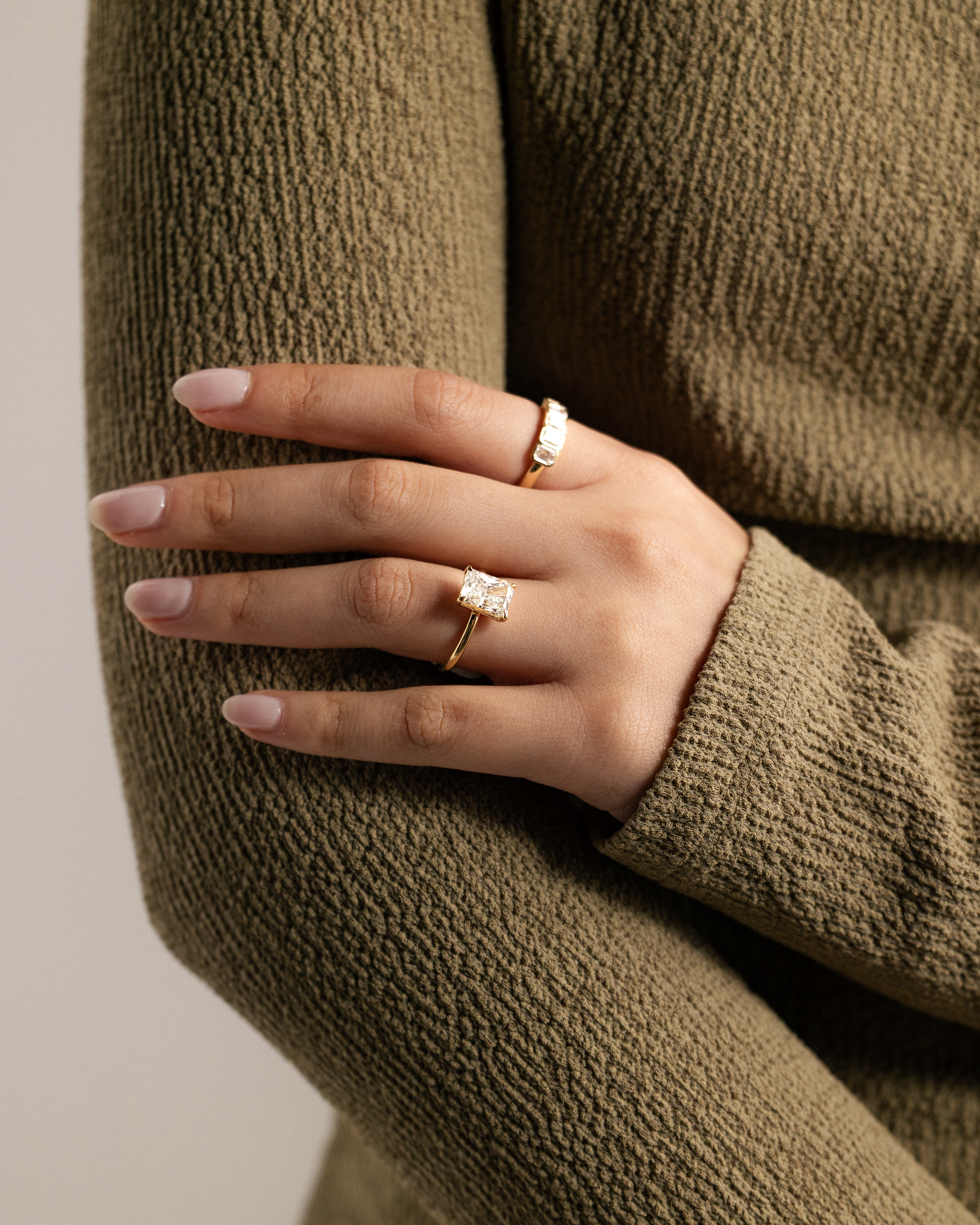 Judy - Radiant Solitaire Lifestyle Image