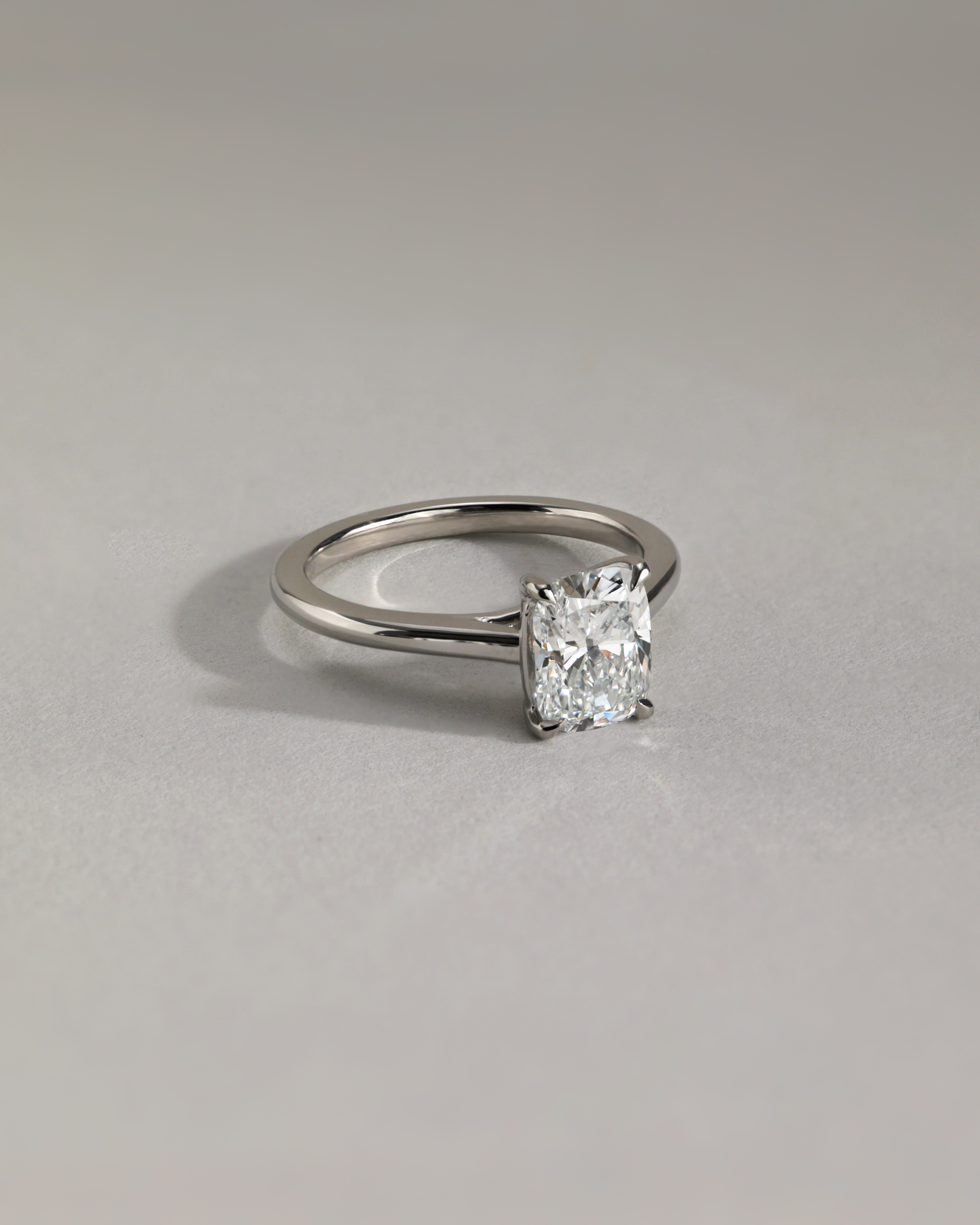 Kelsey - Trellis Elongated Cushion Solitaire Lifestyle Image