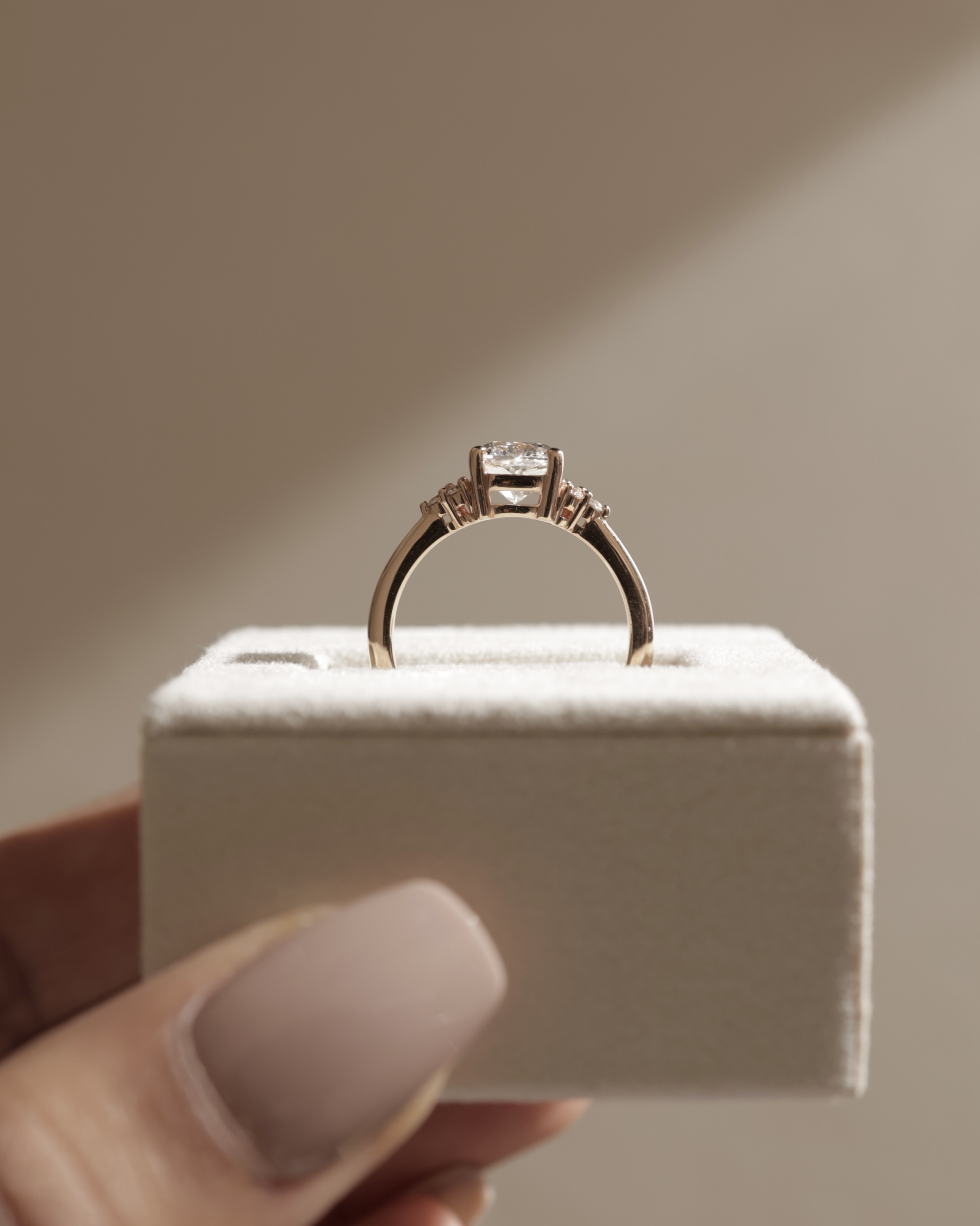 Lena - Cushion with Round Accent Stones Lifestyle Image