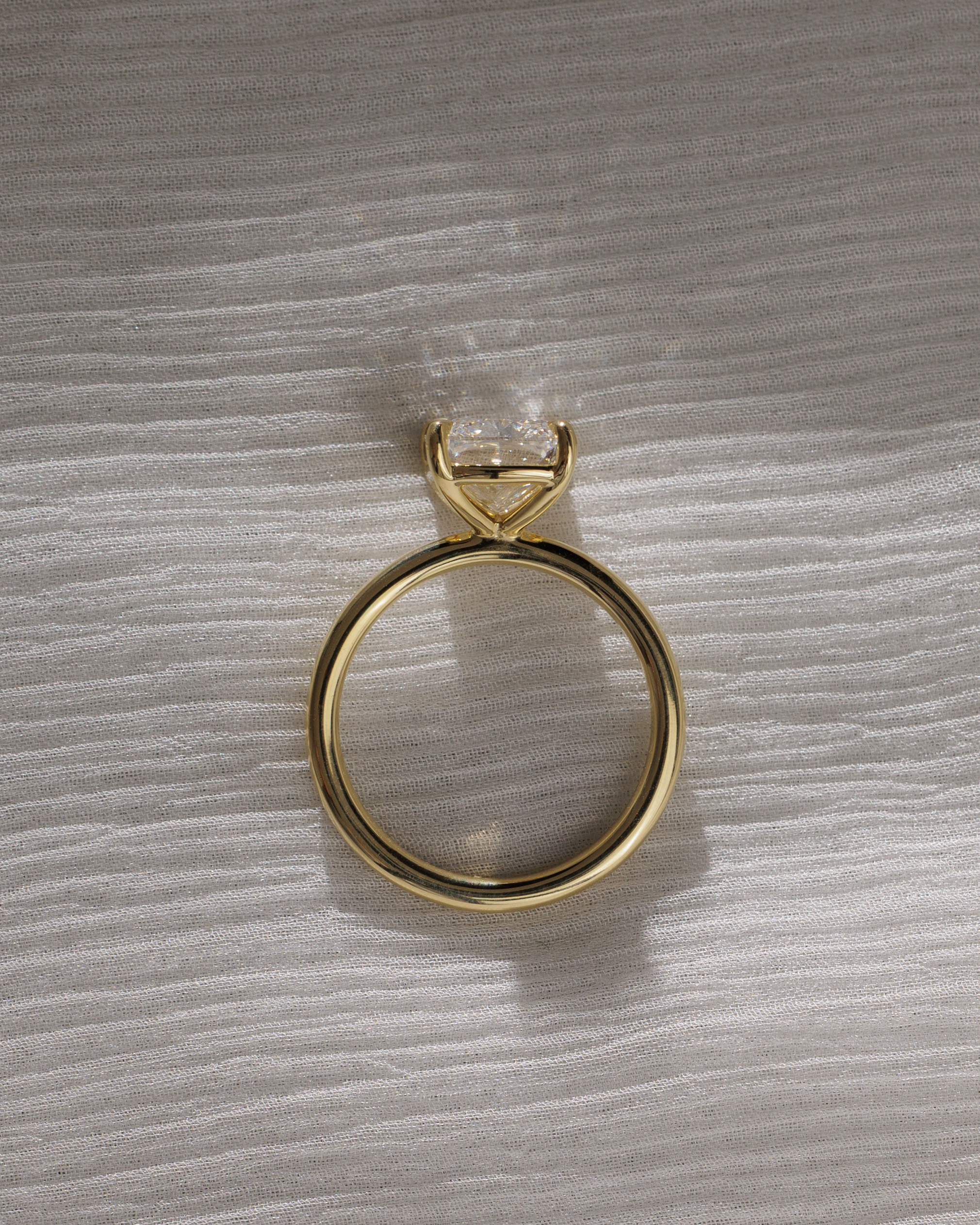 Leonora - Elongated Cushion Solitaire Lifestyle Image