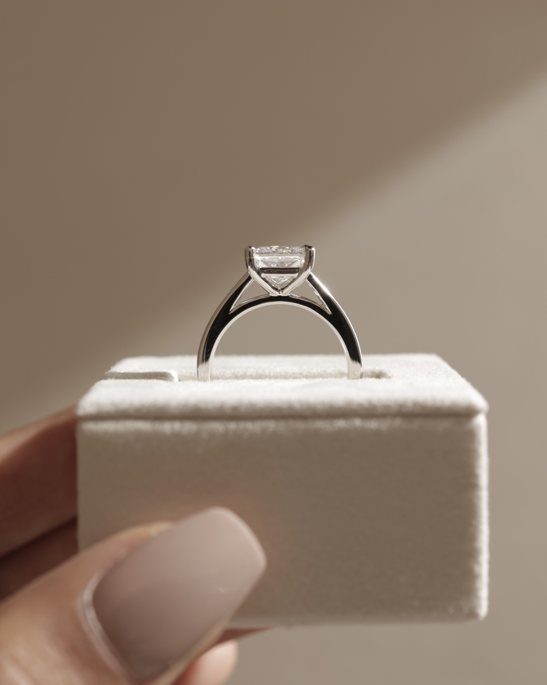 Lilith - 4 Claw Princess Solitaire Lifestyle Image