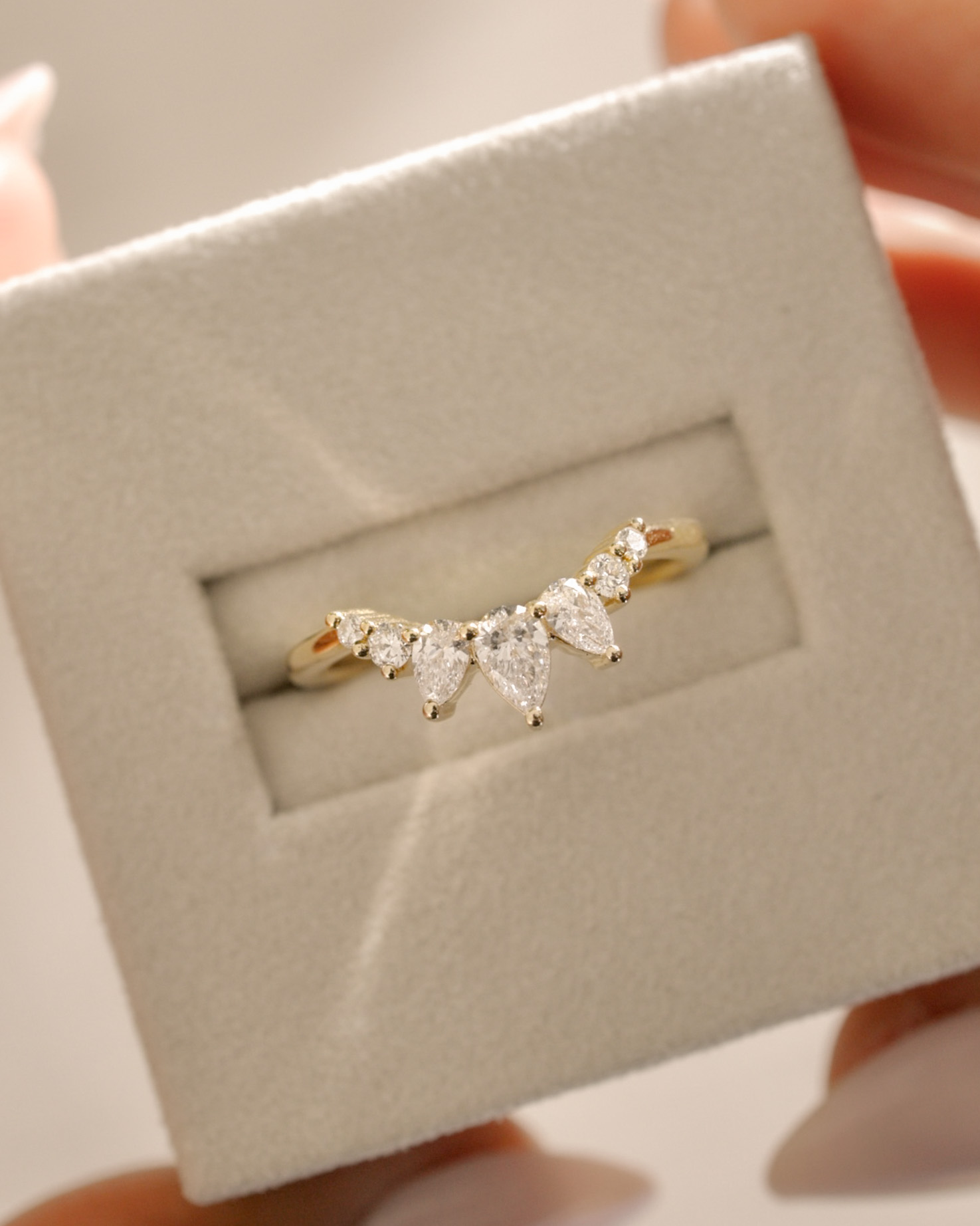 May - Accent Stones Curved Band Lifestyle Image