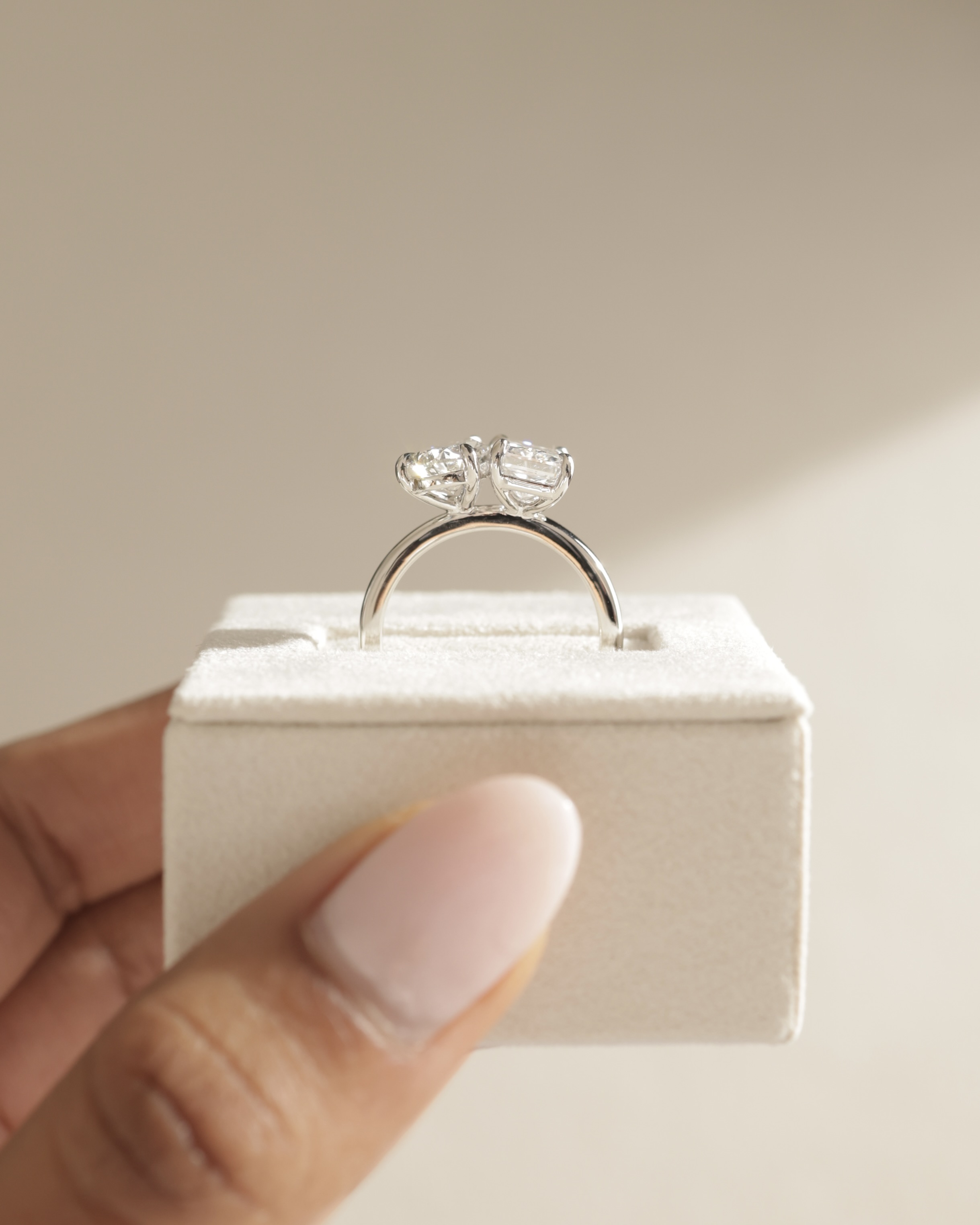 Morgan - Pear and Radiant Toi Et Moi Lifestyle Image