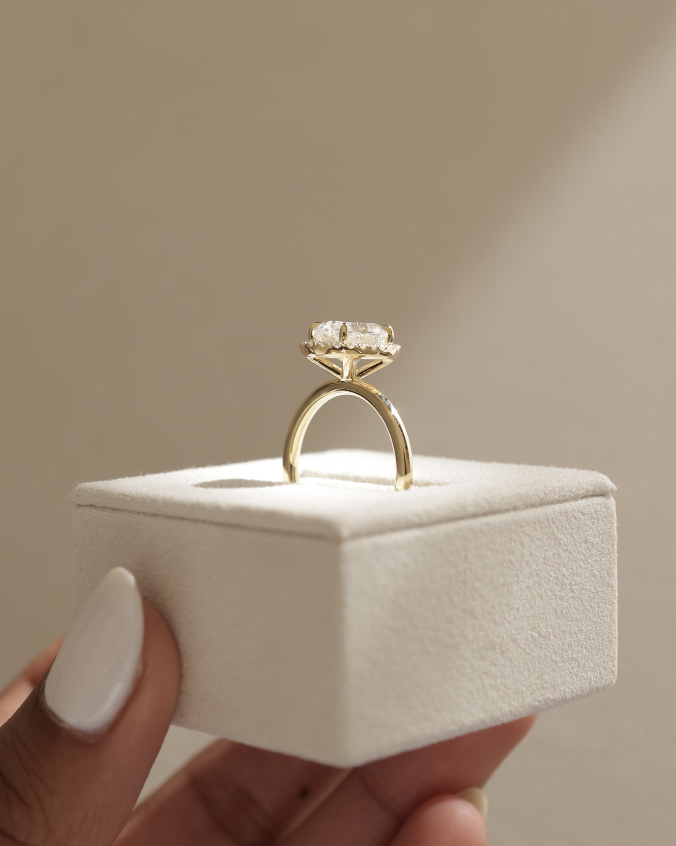 Phoebe  Oval Halo Lifestyle Image