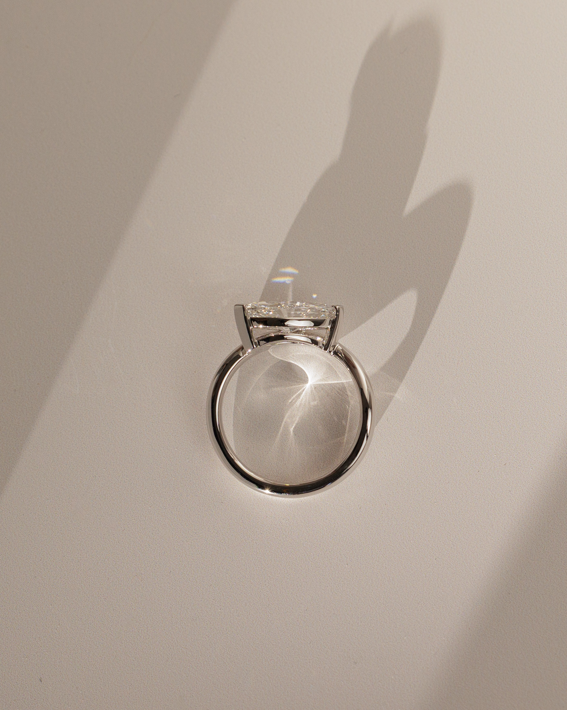 Pia - Marquise Solitaire with Twist Band Lifestyle Image