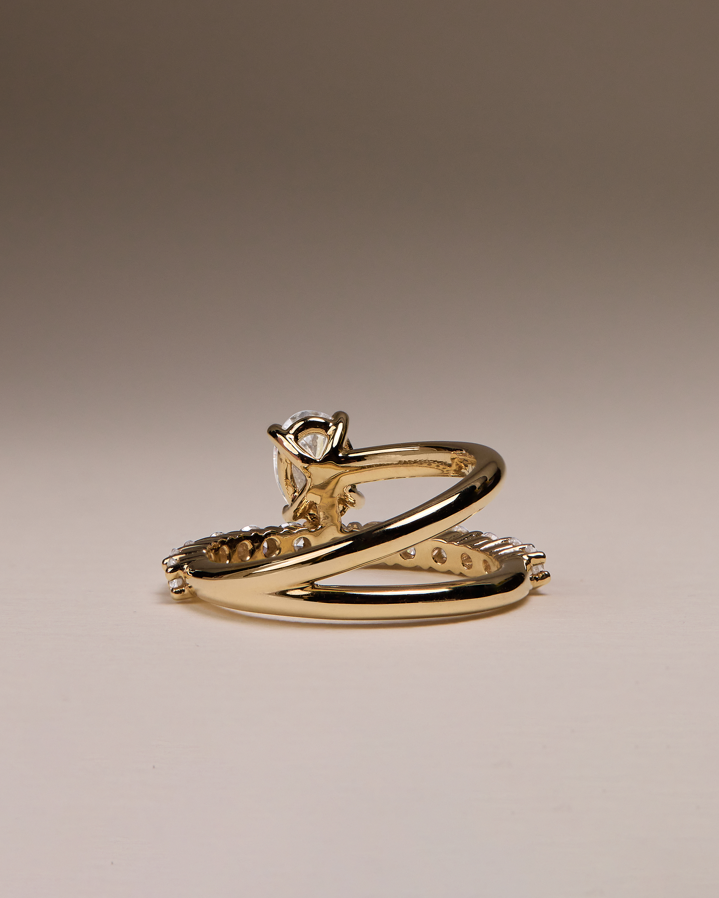 Sevela - Oval Solitaire Wrap Ring Lifestyle Image