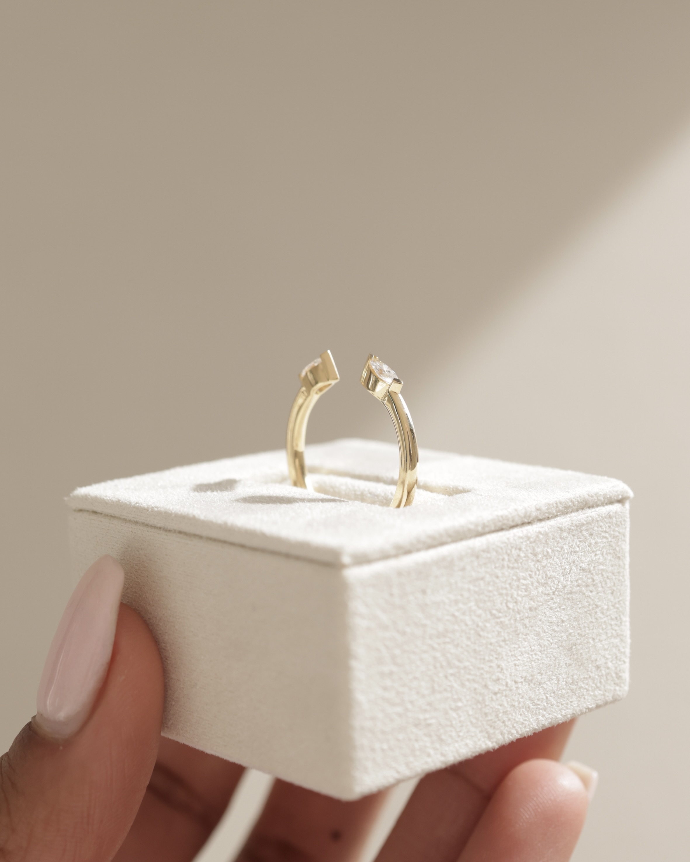 Sky - Marquise Open Wedding Ring Lifestyle Image