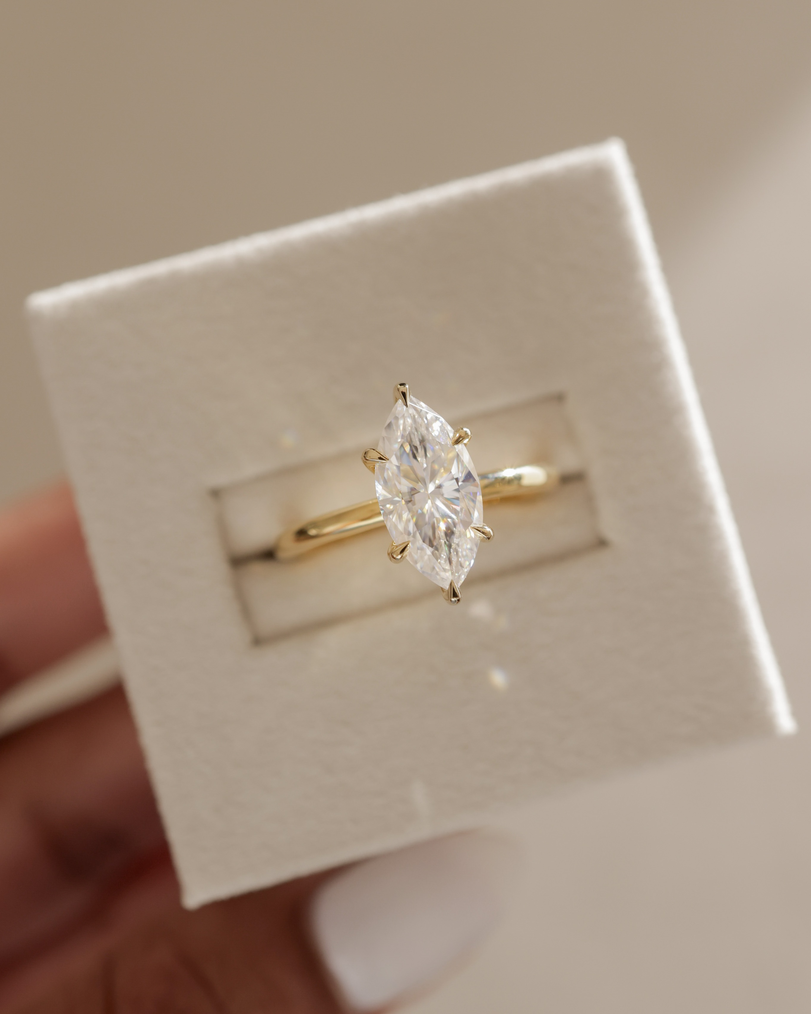 Stephanie - Marquise Solitaire Lifestyle Image