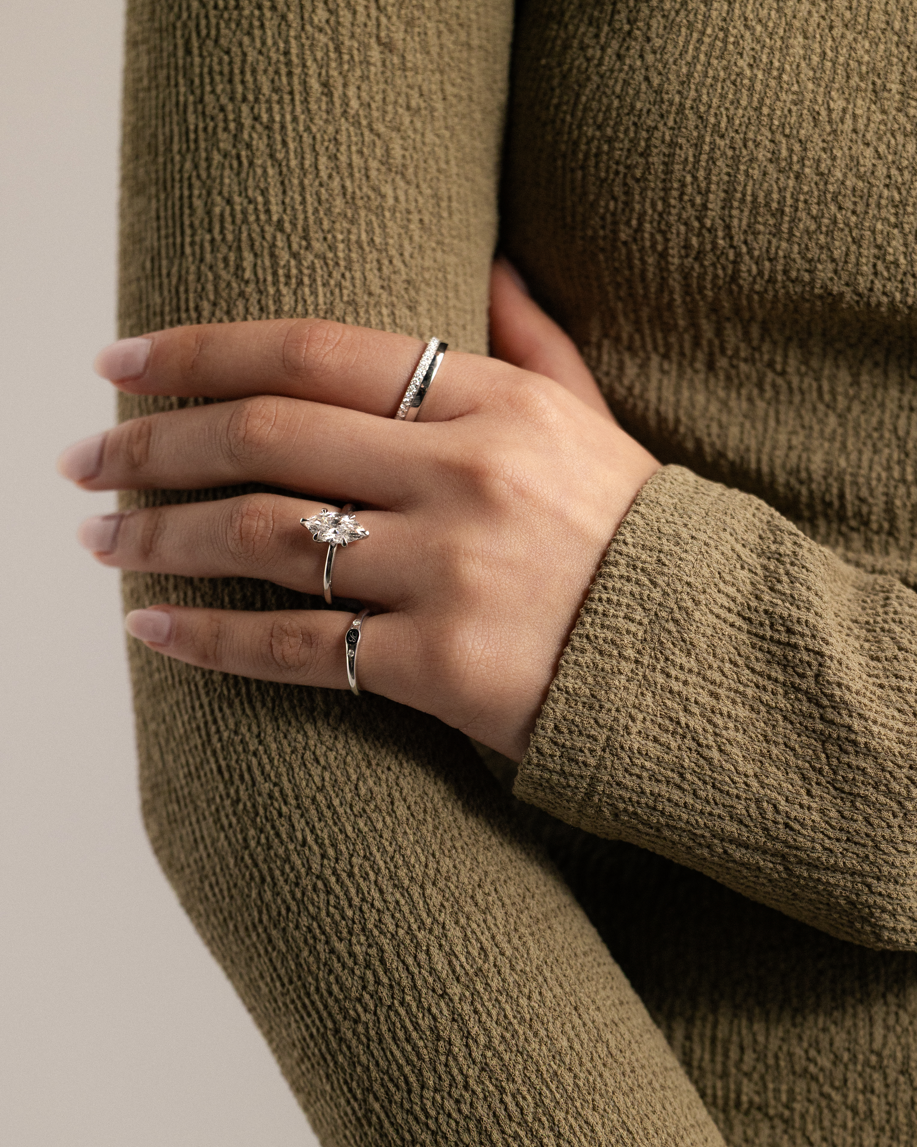 Stephanie - Marquise Solitaire Lifestyle Image