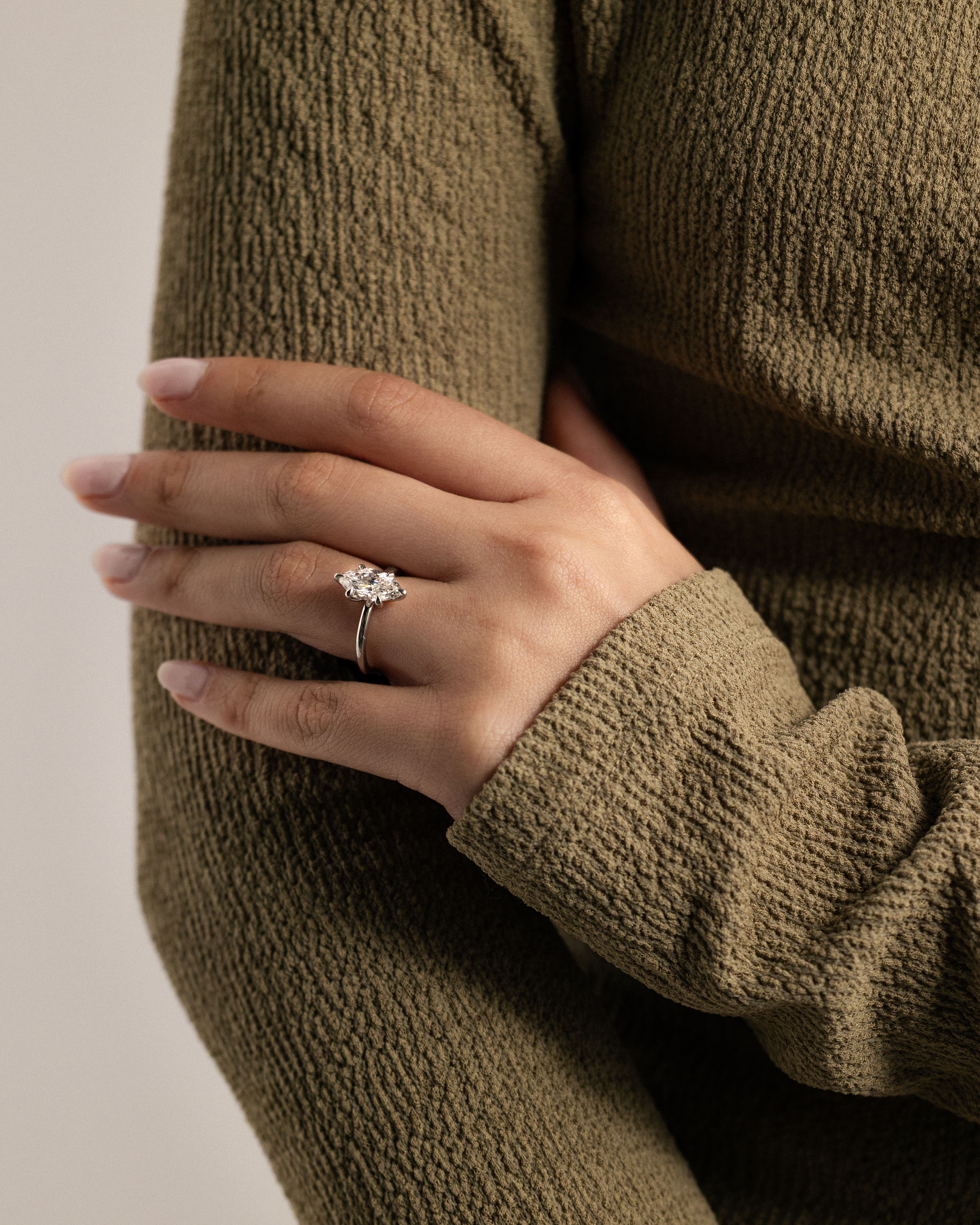 Stephanie - Marquise Solitaire Lifestyle Image