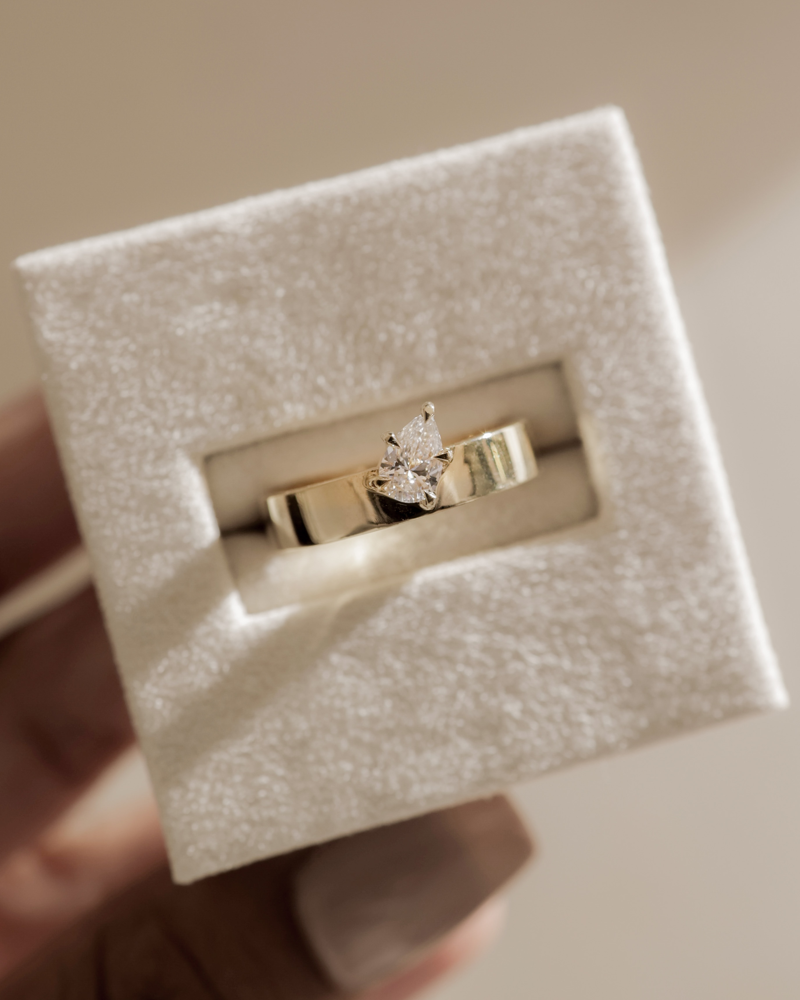 Tatiana - North East Pear Solitaire Lifestyle Image